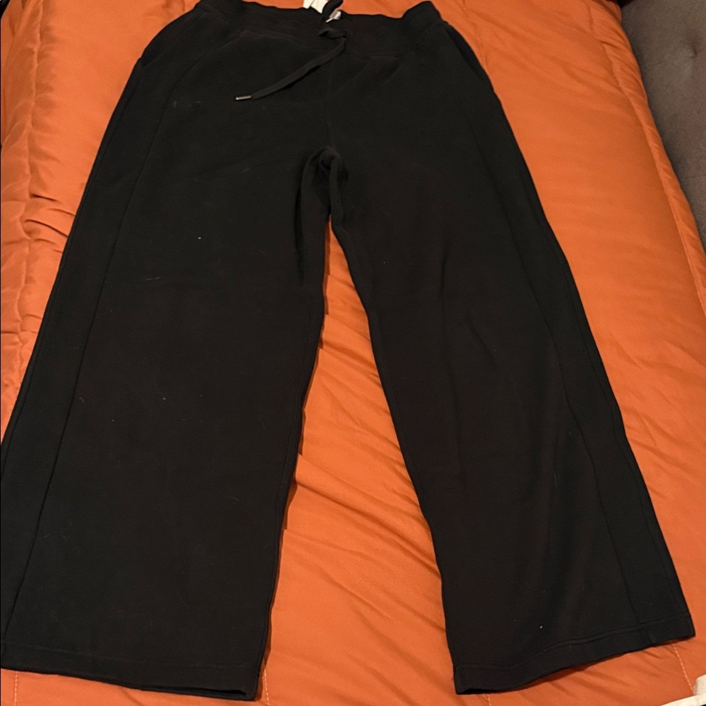 lululemon athletica Black Wide-Leg Pull-On Pants